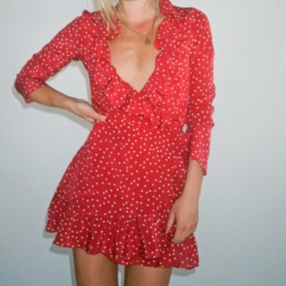 Realisation Par Alexandra Red Star Dress